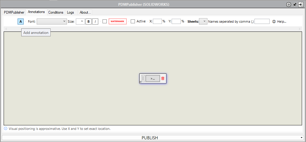 Adding an Annotation