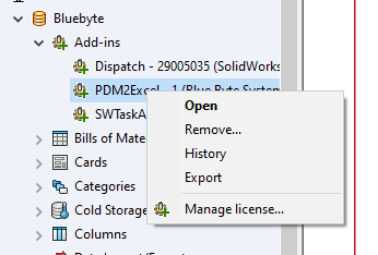 Manage license...