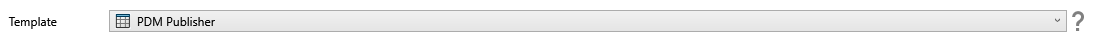 Template setting