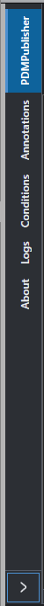 Collapsed PDMPublisher navigation